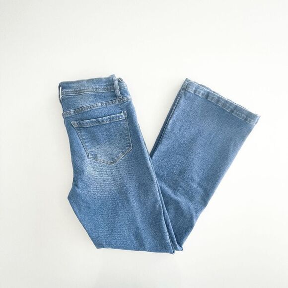 Kensie Jeans Womens The Savannah High Rise Jeans Flare Medium Wash Size 29 - Picture 3 of 10